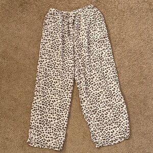 Leopard Print Women's Pants